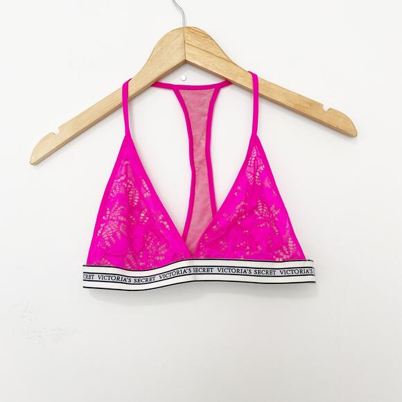 Victoria's Secret Pink Lace Bralette Size XS - Picture 1 of 4